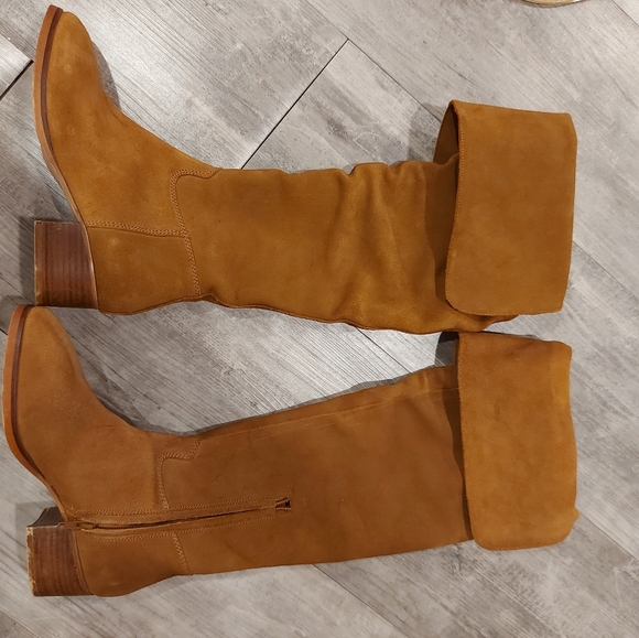 Dune London Over-the-Knee Suede Boots - Picture 5 of 7